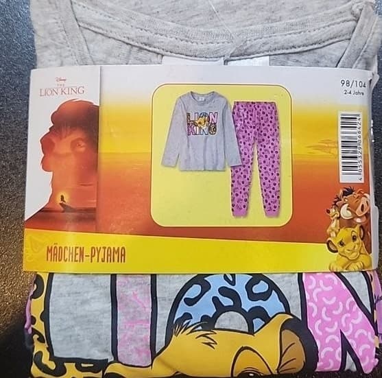 ست بلوز و شلوار راحتی دخترانه طرح Lion King نخ پنبه برند پپرتس آلمان 387277 Pepperts — تصویر ۴