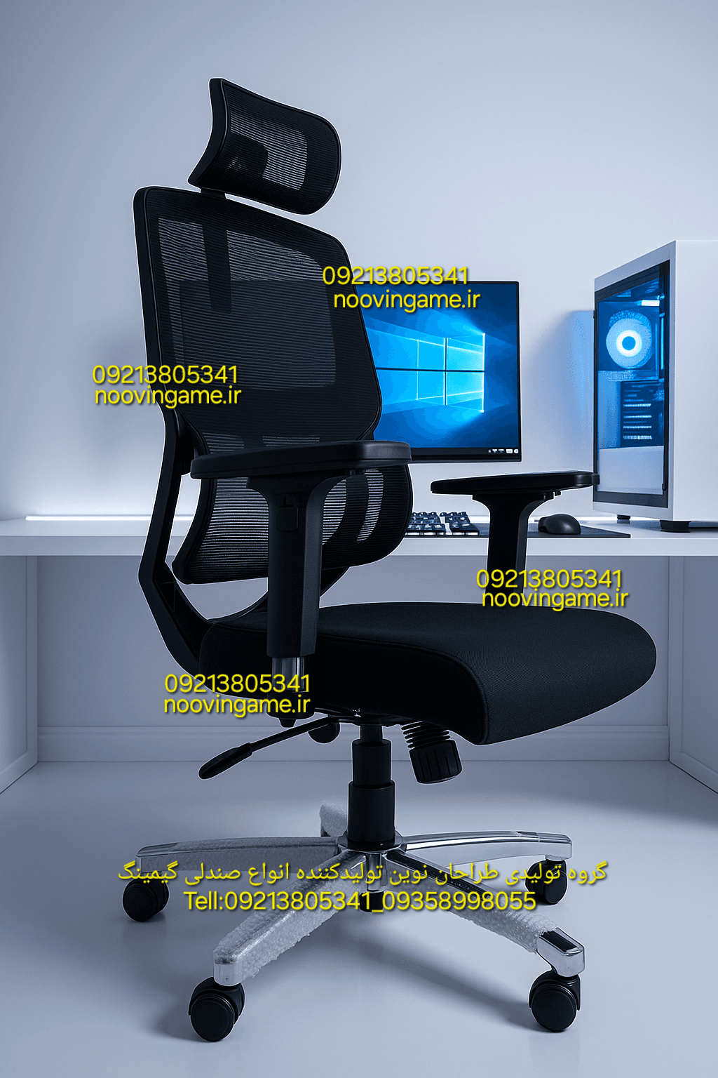 صندلی گیمینگ پشت توری درجه یک