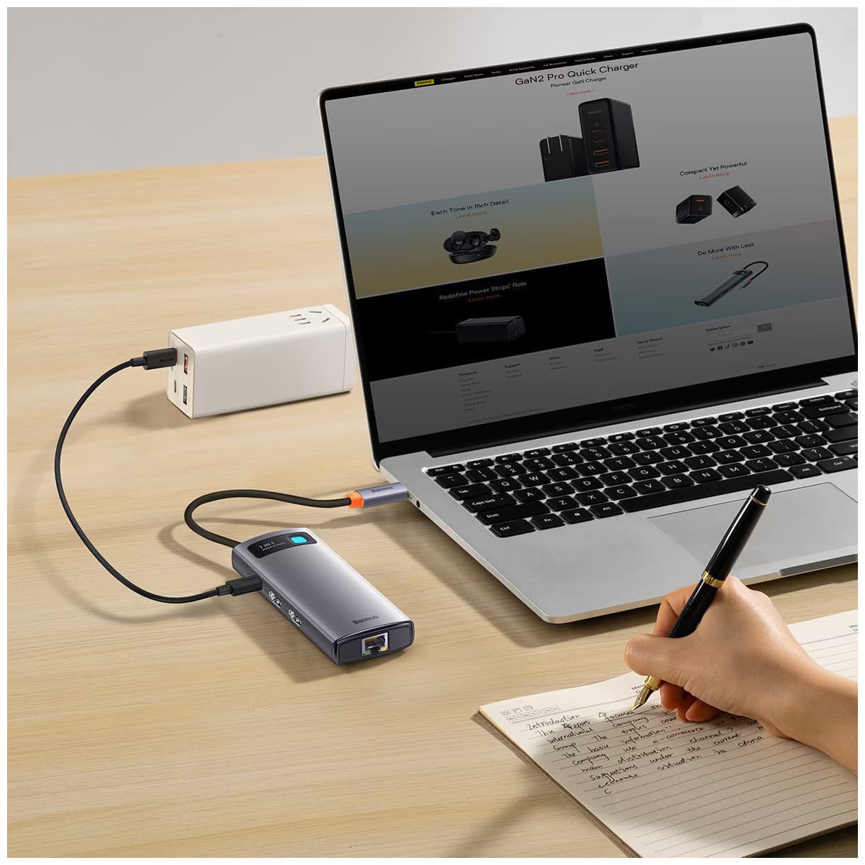 هاب USB-C چندکاره بیسوس — تصویر ۷