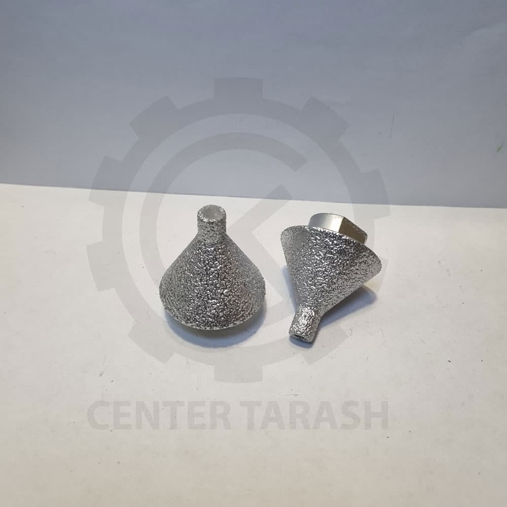 ابزار زن کله‌قندی مته‌دار (مخروطی) سنگ و سرامیک سایز ۳۸ میلی‌متر Bull Power دنباله m14- طول عمر بالا — تصویر ۳