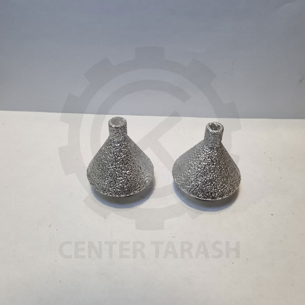 ابزار زن کله‌قندی مته‌دار (مخروطی) سنگ و سرامیک سایز ۳۸ میلی‌متر Bull Power دنباله m14- طول عمر بالا — تصویر ۴