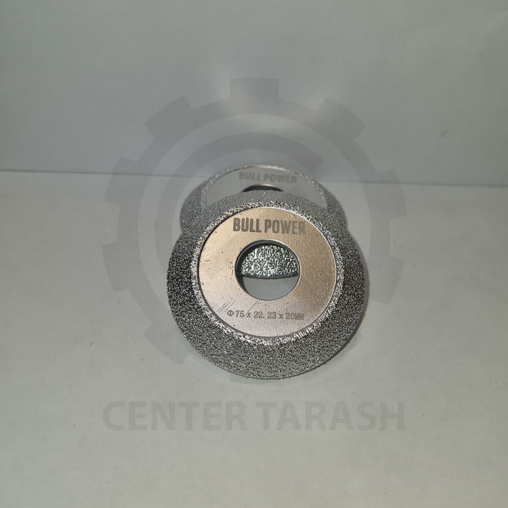 ابزار زن سنگ و سرامیک V شکل (هشتی) ۲ سانتی‌متر | شفت 22.23 قطر 75 — تصویر ۲