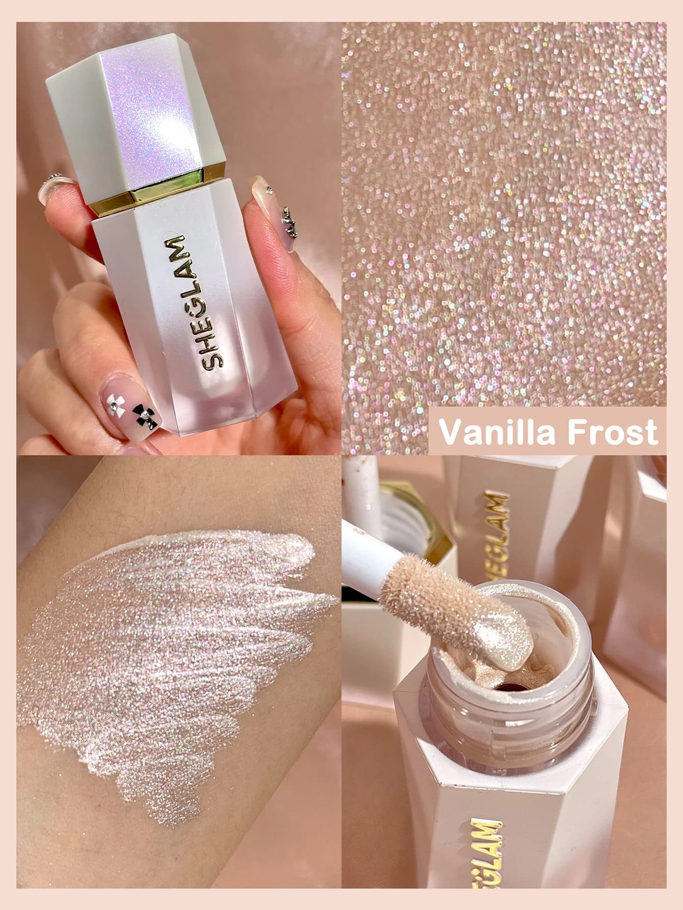 هایلایتر مایع کروم Vanilla Frost شیگلم — تصویر ۳