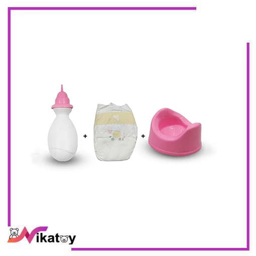 عروسک بی بی بورن با گهواره MV600 — تصویر ۳