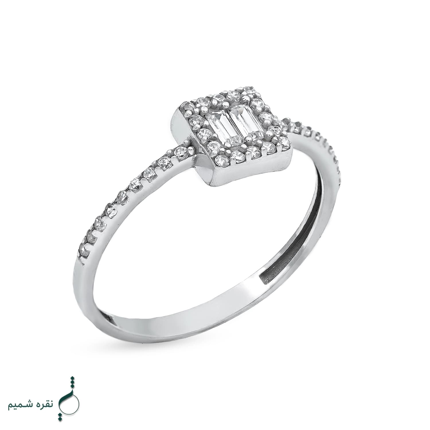 انگشتر نقره زنانه مدل AWO-K96