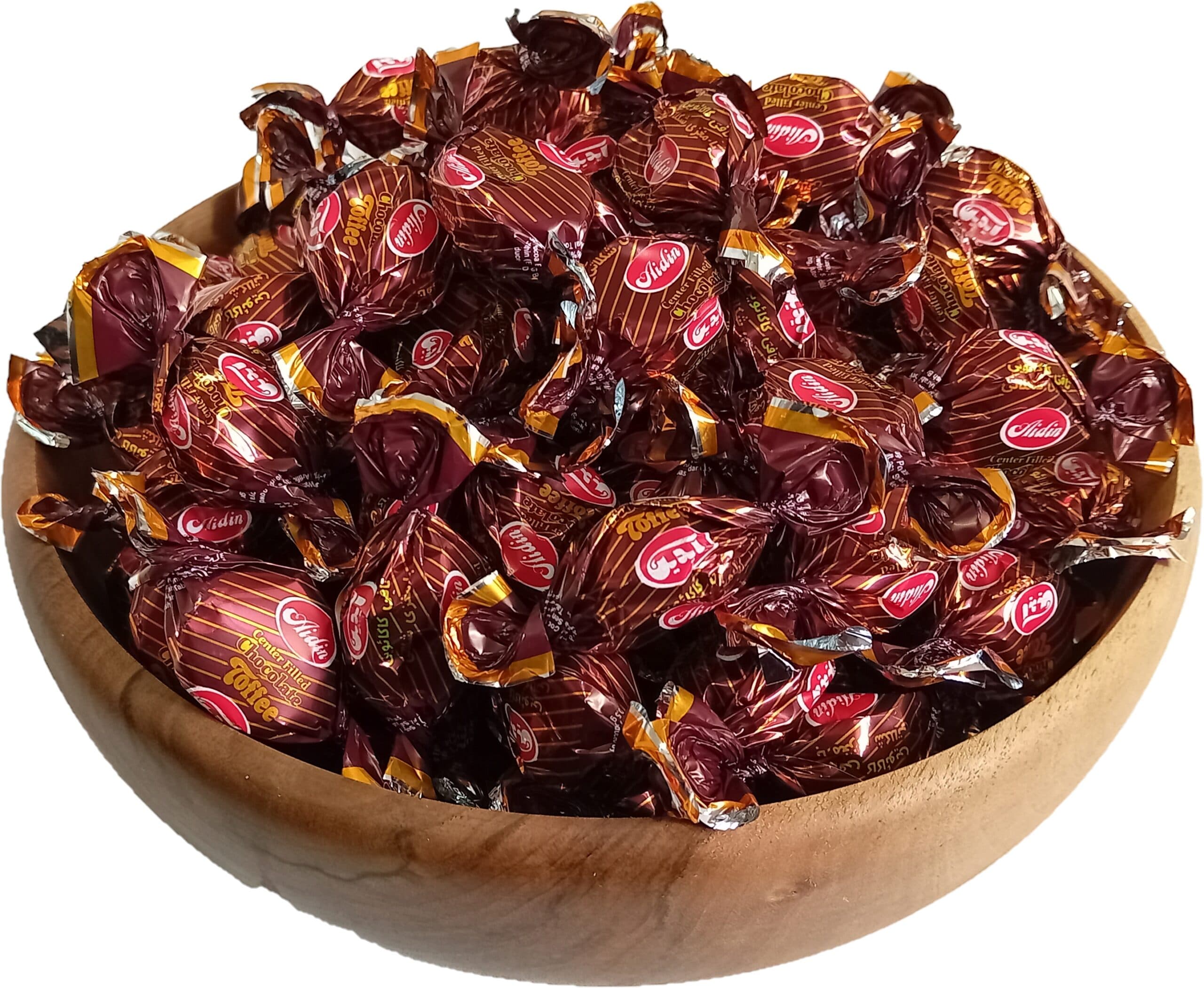 تافی مغزدار کاکائویی آیدین