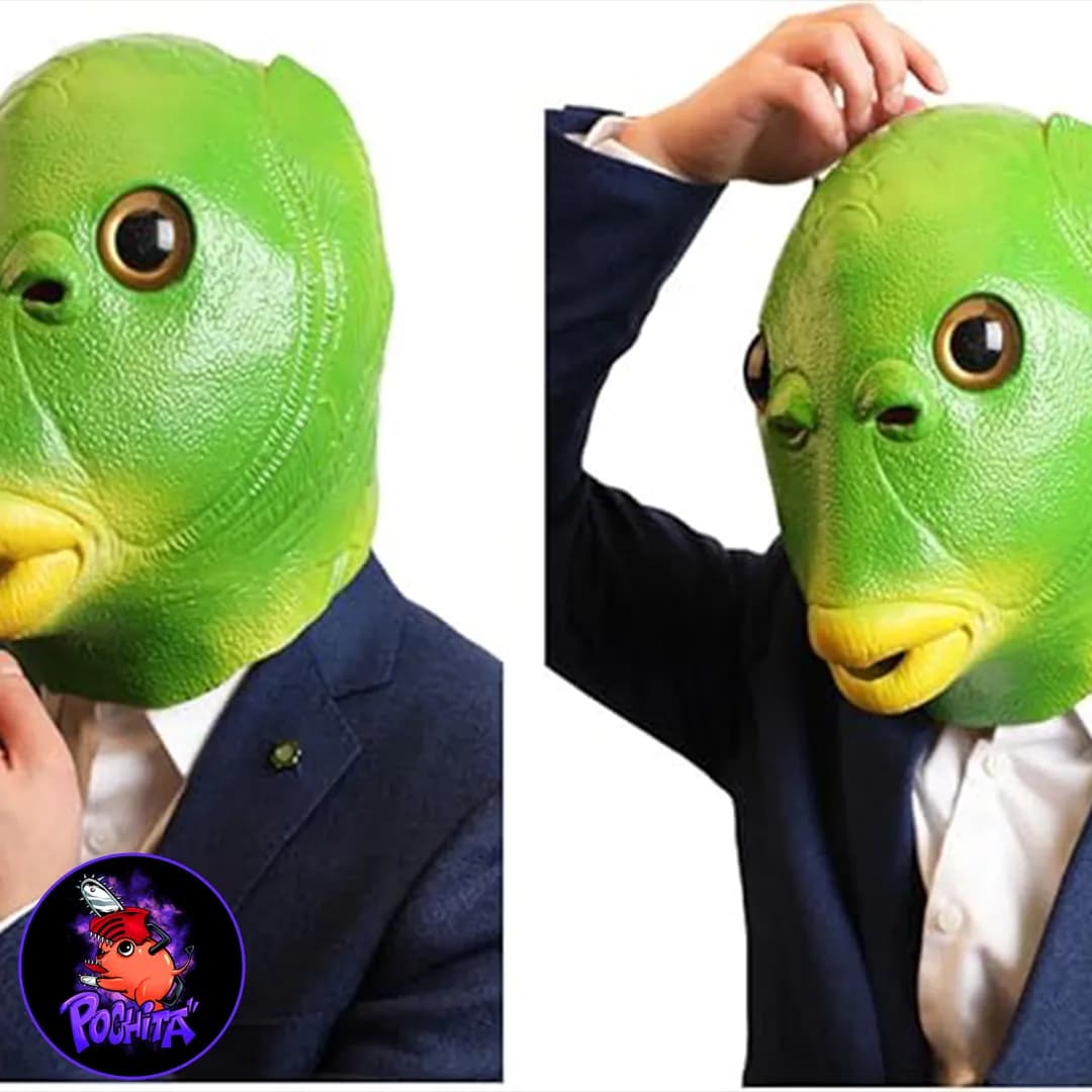 ماسک ماهی سبز – Fish Mask — تصویر ۳