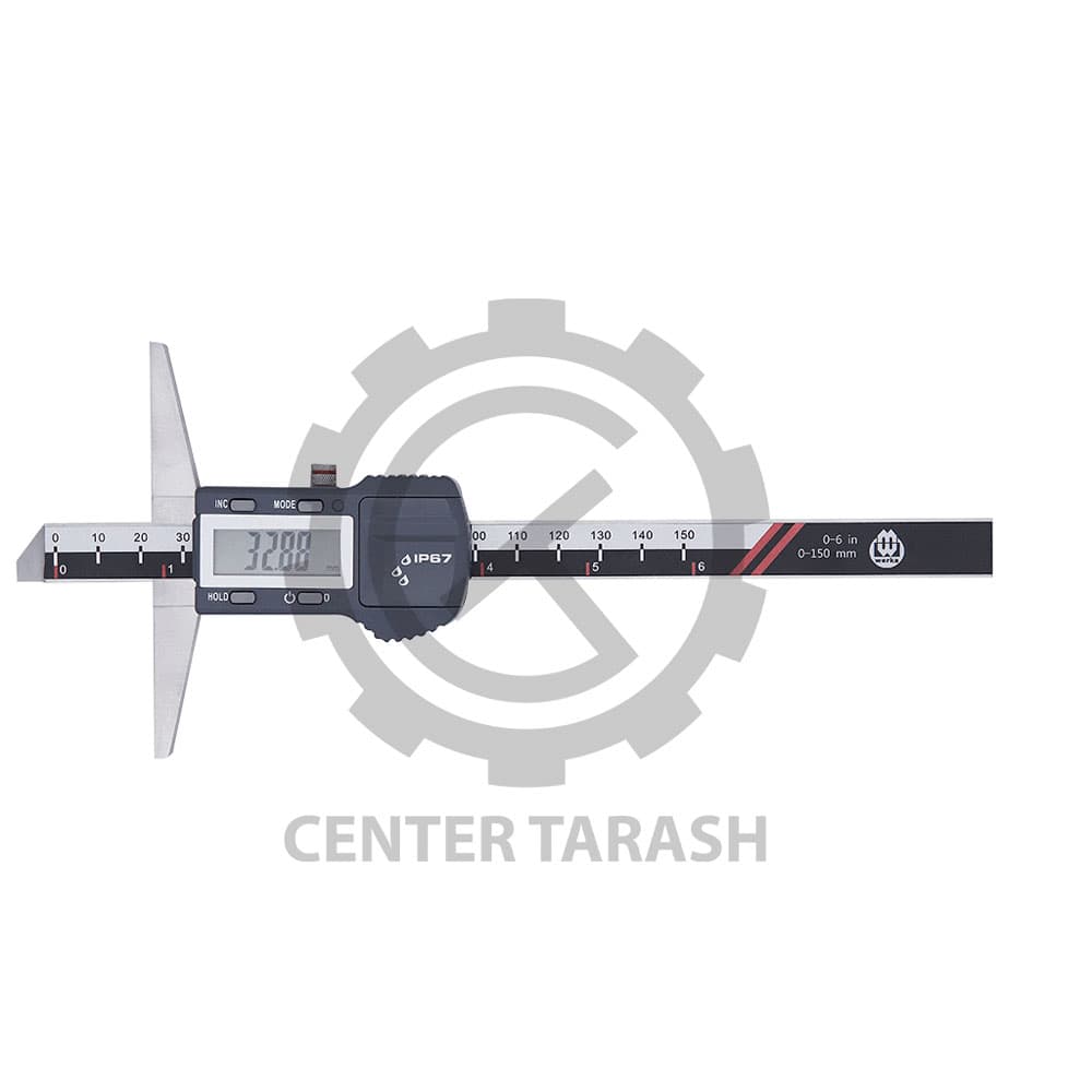 معرفی و فروش کولیس عمق سنج ضد آب(IP67) دیجیتال ورکا مدل 2117930