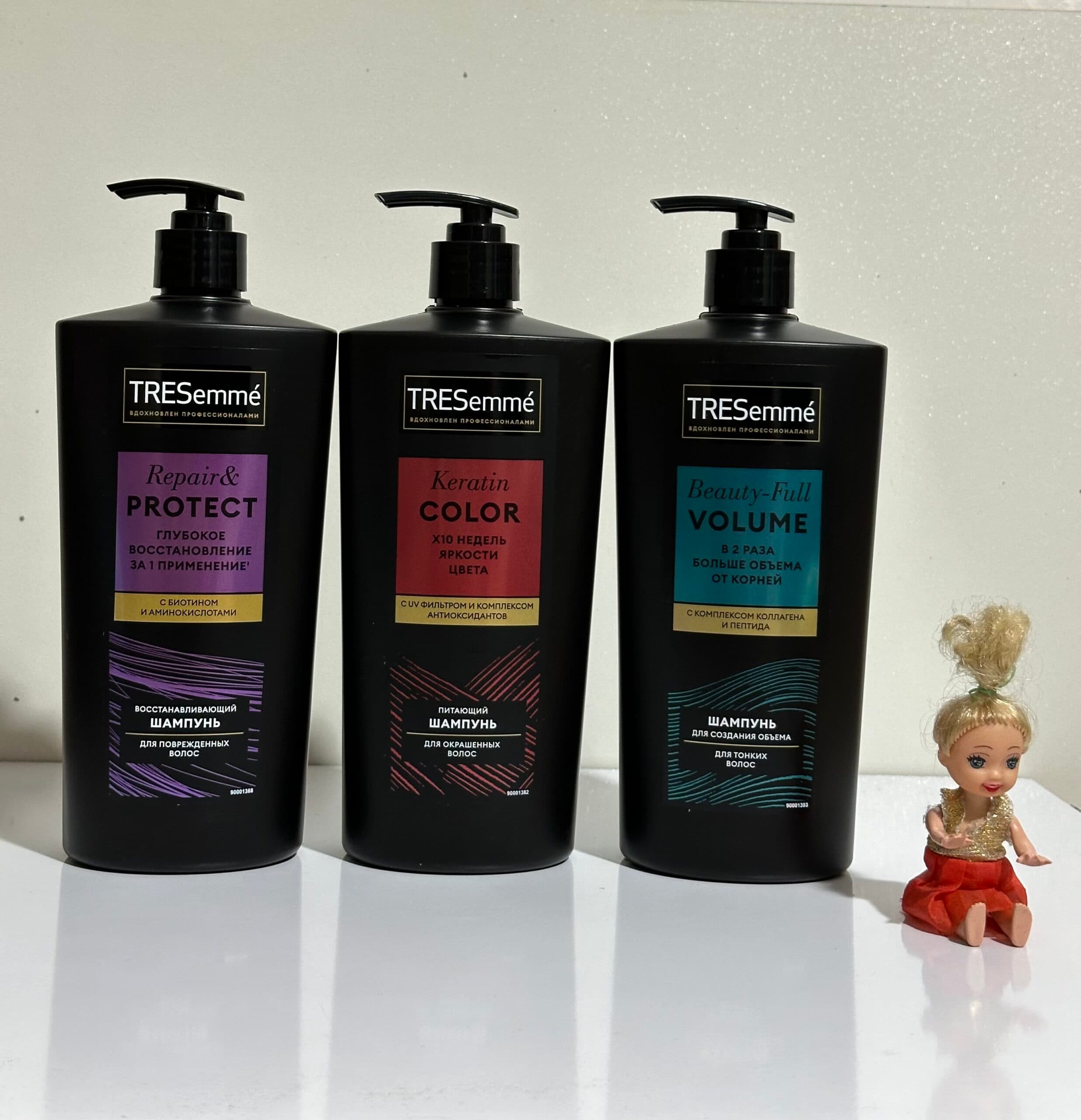 شامپو درخشان کننده موهای رنگ شده ترزمه، Tresemme revitalize color، حجم650 میل اصلی — تصویر ۲