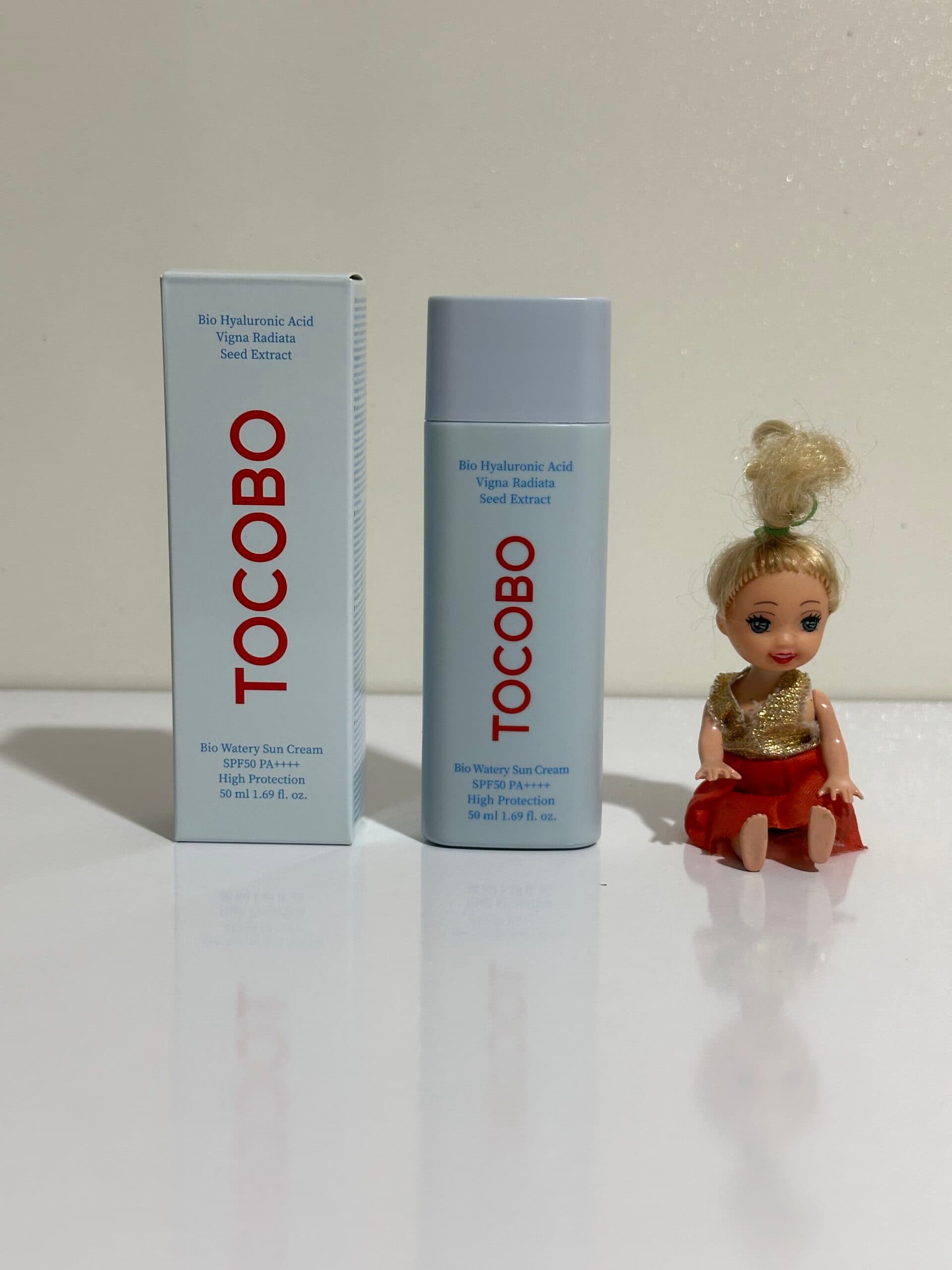 ضدافتاب بیو واتری هیالورونیک اسید کرمی توکوبو Tocobo Bio Watery Sun Cream SPF50+ PA++++ 50ml