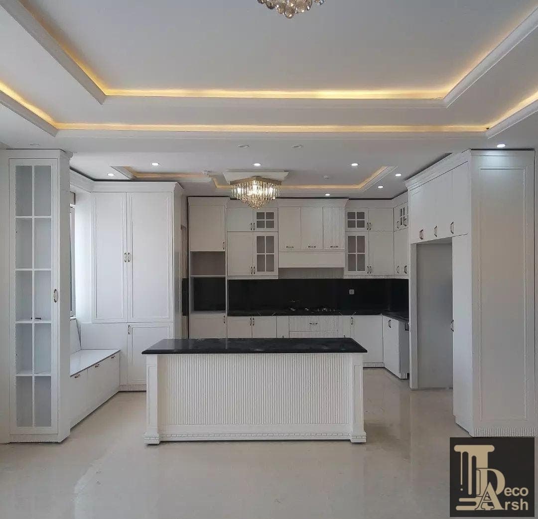 کابینت نئوکلاسیک رنگ پلی اورتان گرید B — تصویر ۸