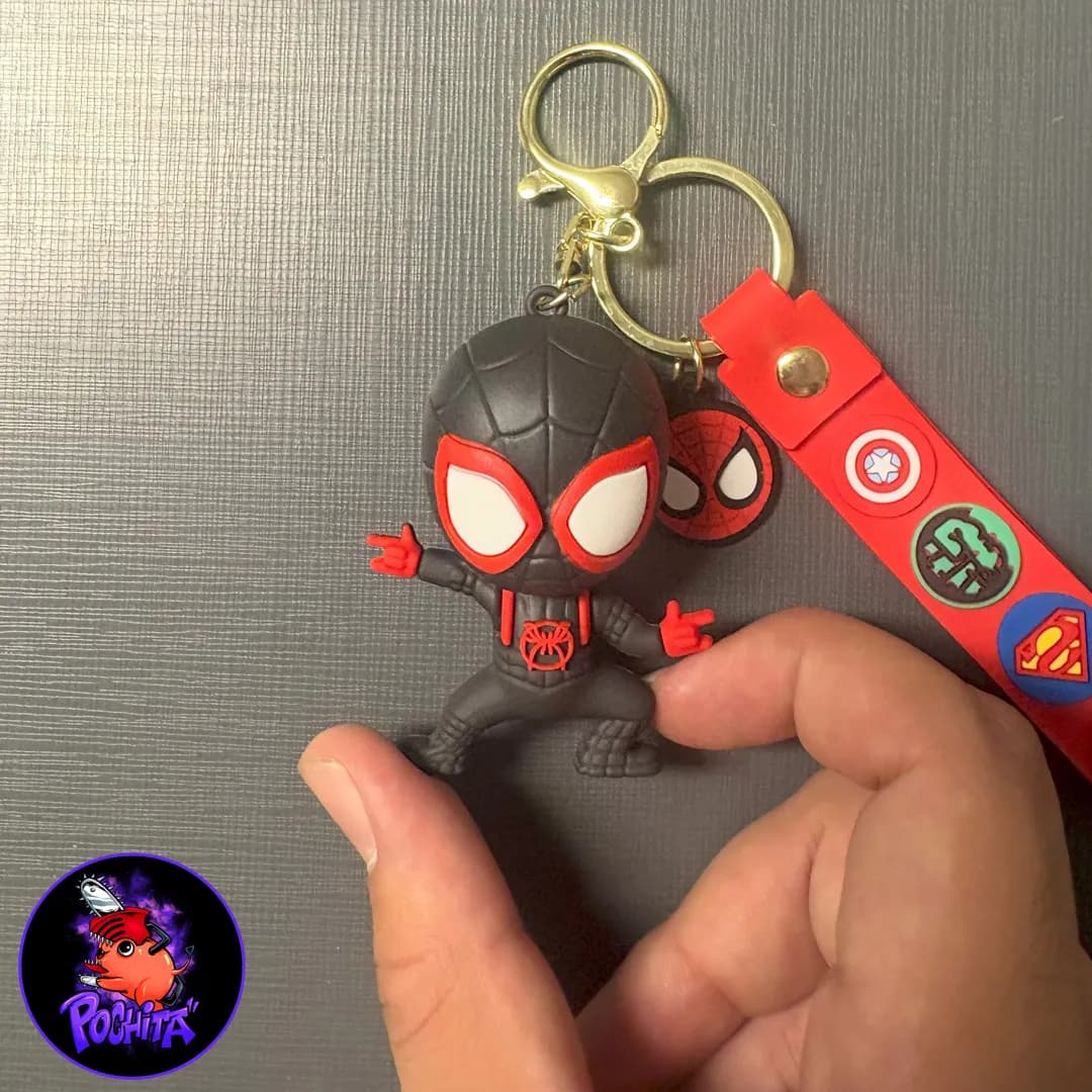 جاکلیدی مرد عنکبوتی مایلز مورالز | Miles Morales Keychain