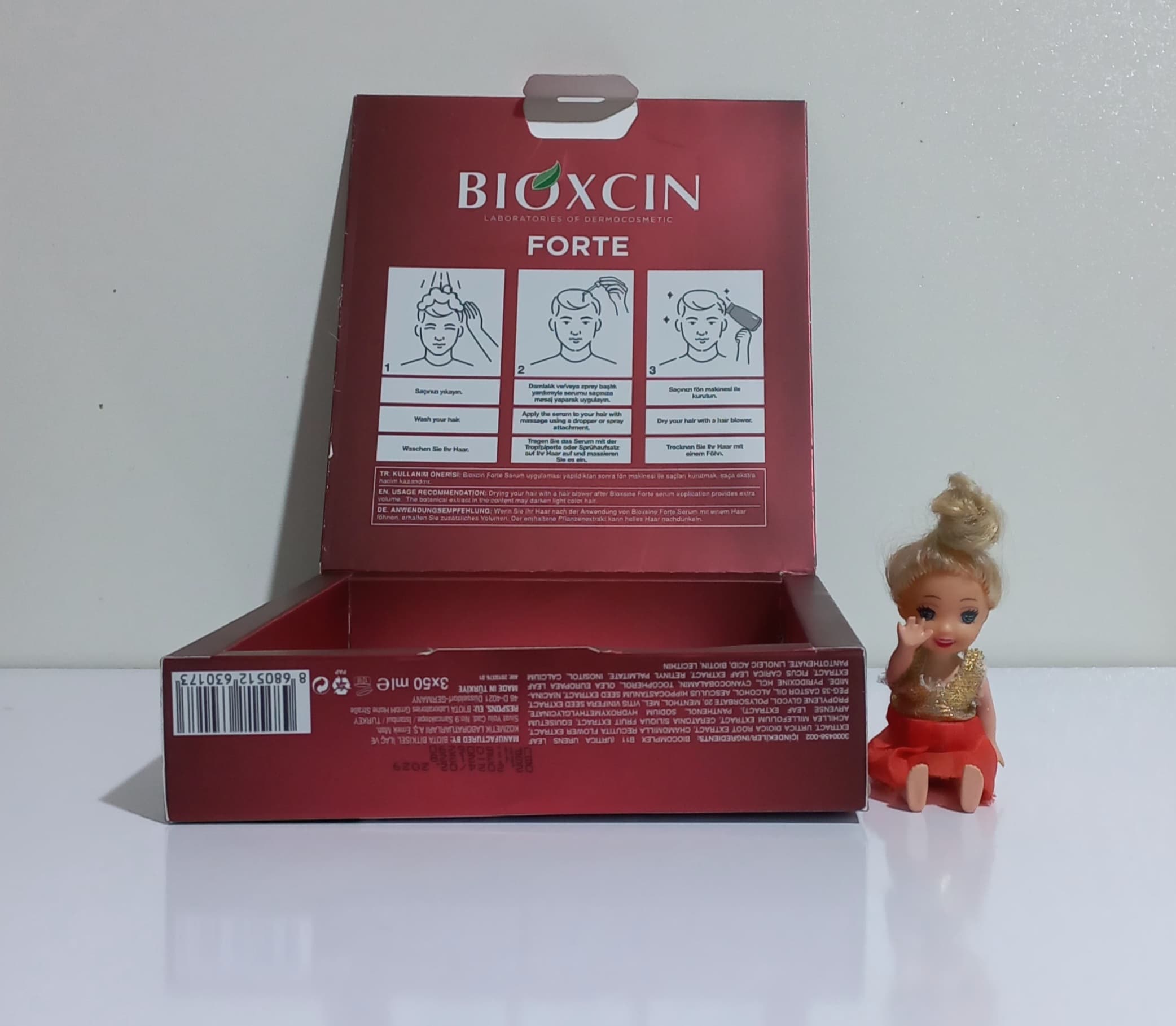 پک 3 عددی سرم ضد ریزش بیوکسین فورت Bioxcin — تصویر ۵