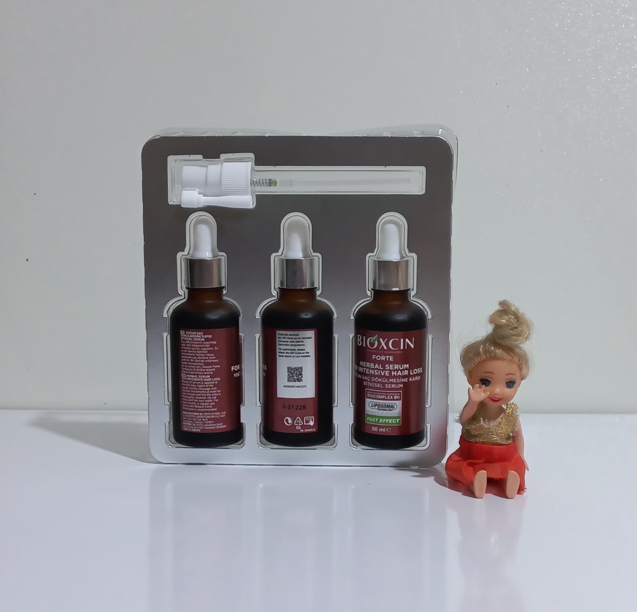 پک 3 عددی سرم ضد ریزش بیوکسین فورت Bioxcin — تصویر ۷
