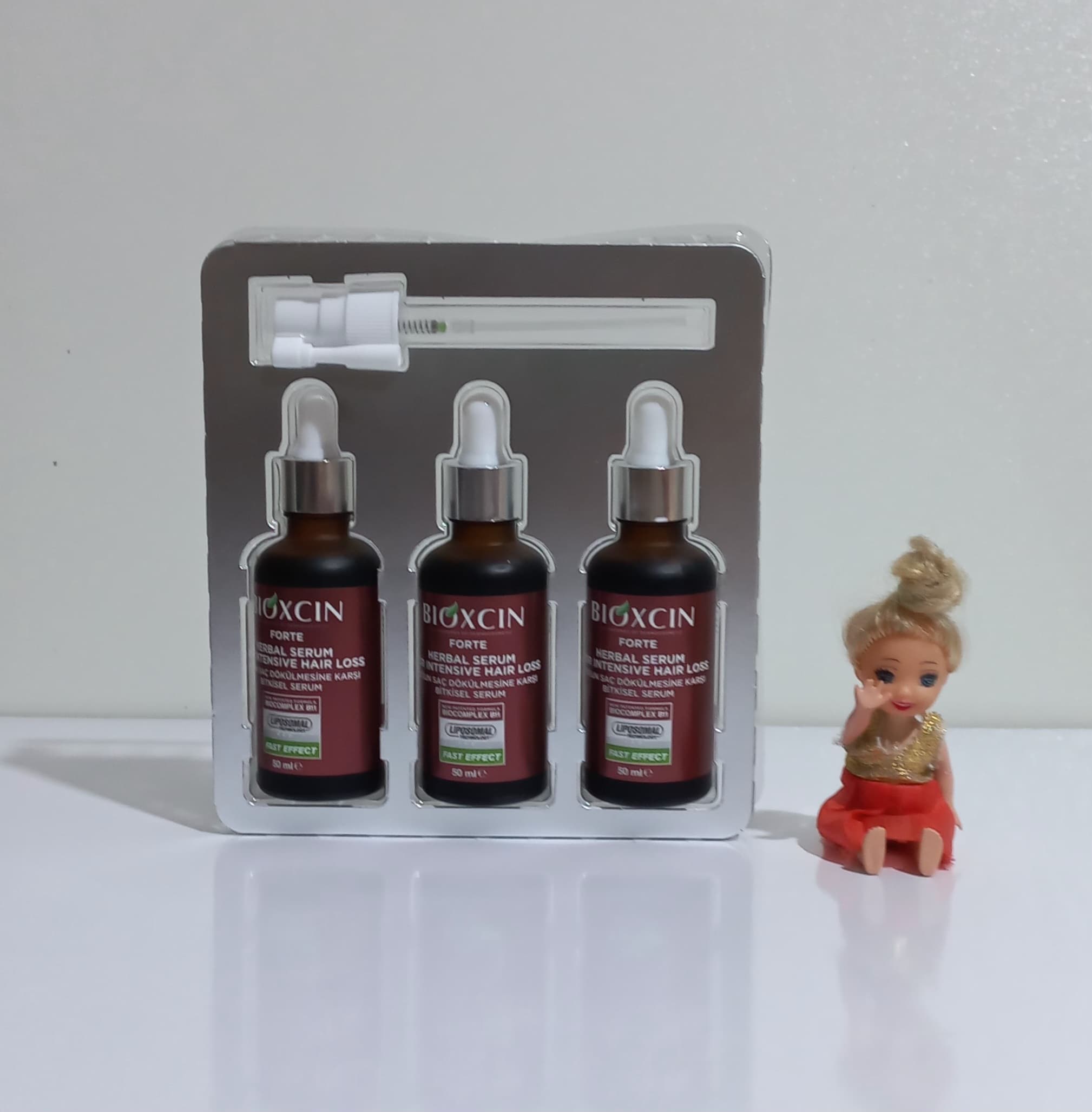 پک 3 عددی سرم ضد ریزش بیوکسین فورت Bioxcin — تصویر ۶