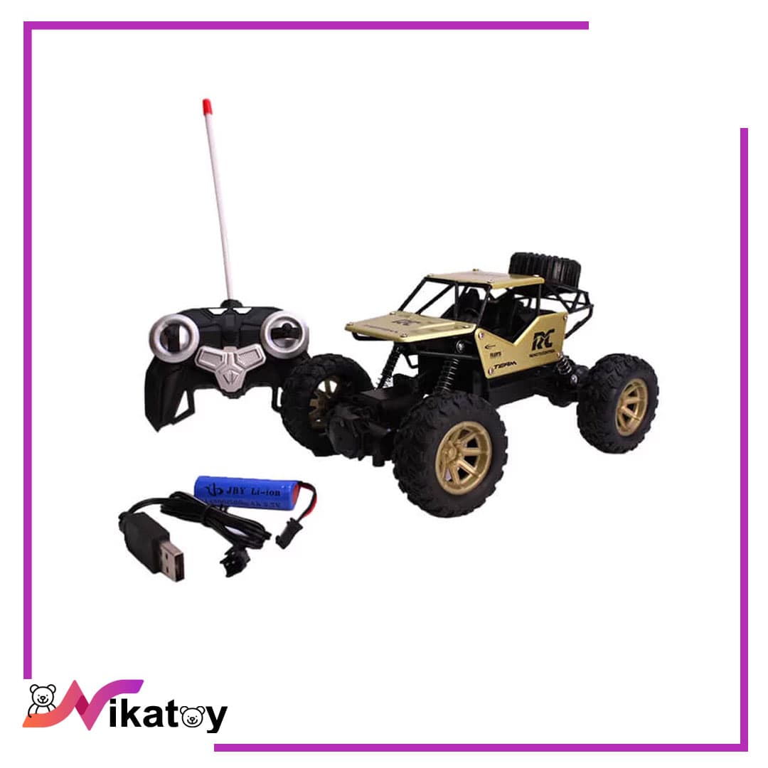 ماشین کنترلی آفرود بدنه فلزی Rock Crawler — تصویر ۴