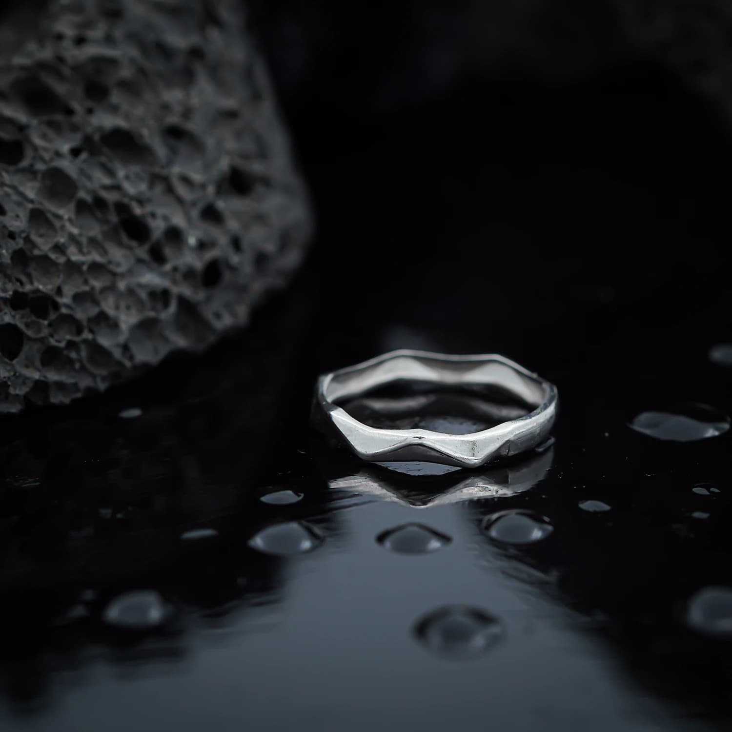 انگشتر نقره زنانه مدل AWO-K64 — تصویر ۲