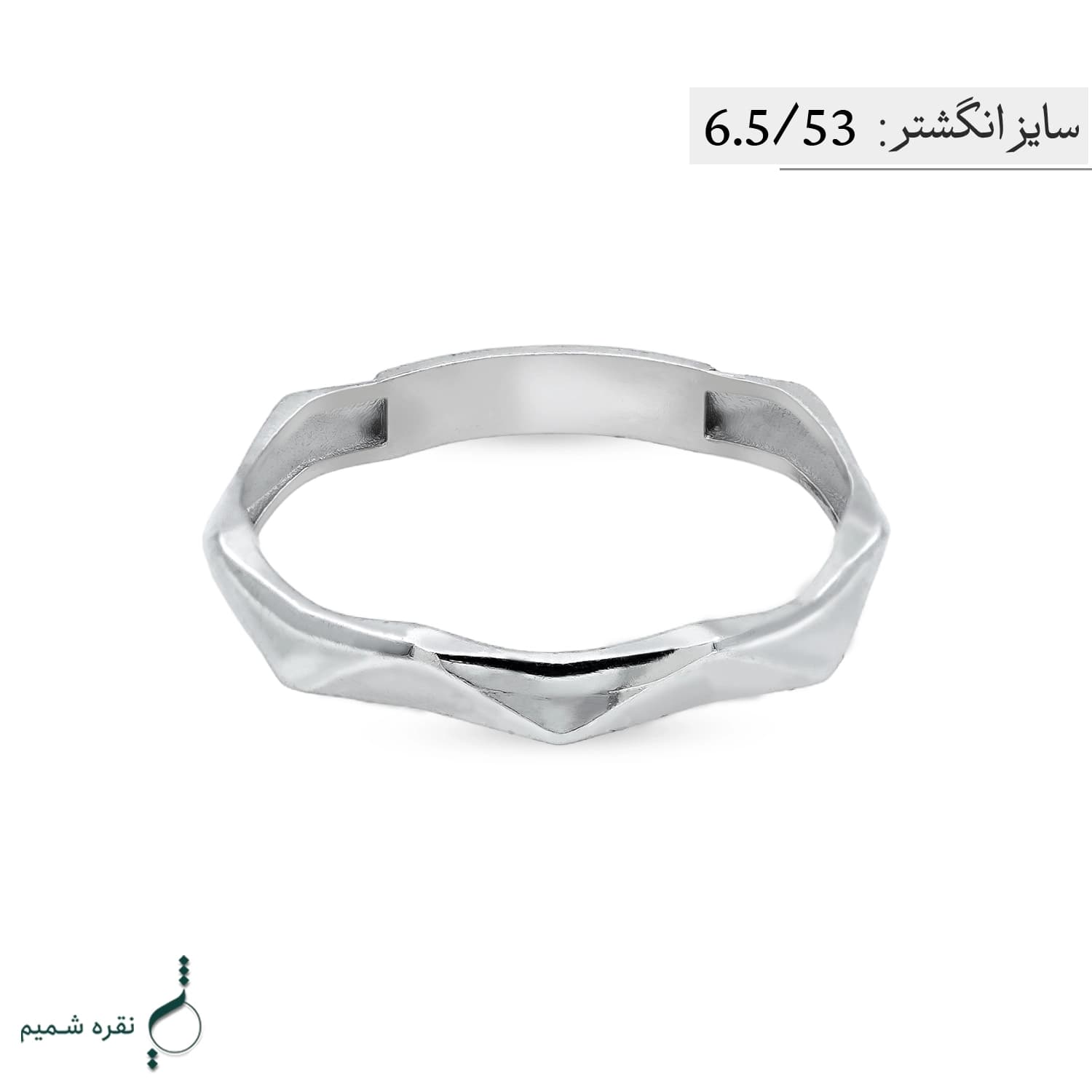 انگشتر نقره زنانه مدل AWO-K64 — تصویر ۴