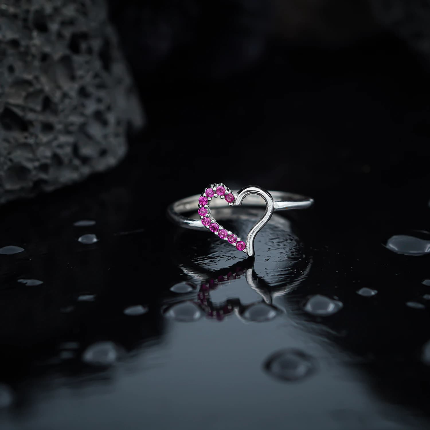 انگشتر نقره زنانه مدل AWO-K58 — تصویر ۲