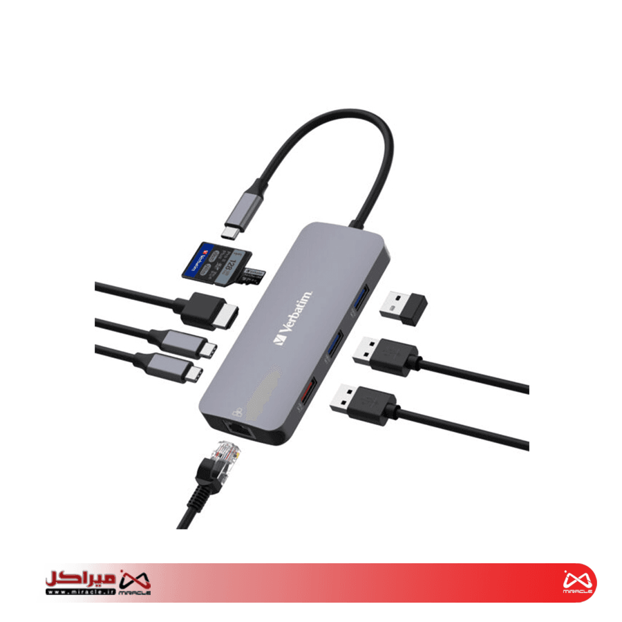 هاب 9 پورت ورباتیم مدل CMH-09 — تصویر ۳