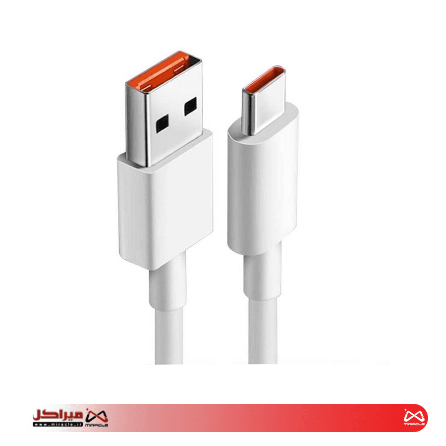 کابل شارژ شیائومی ۱ متری Type-C با قابلیت ۶ آمپر — تصویر ۳