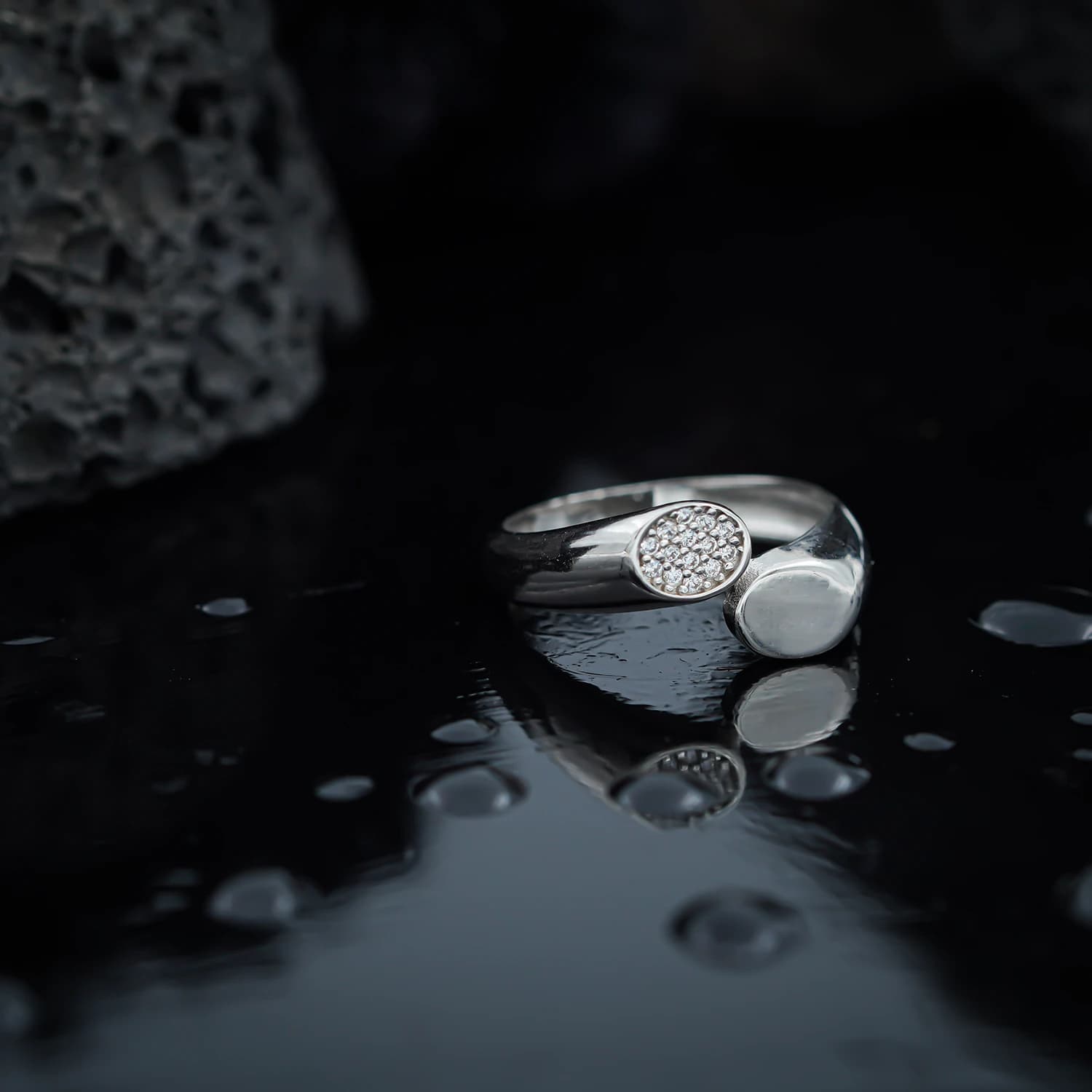 انگشتر نقره زنانه مدل AWO-K45 — تصویر ۲