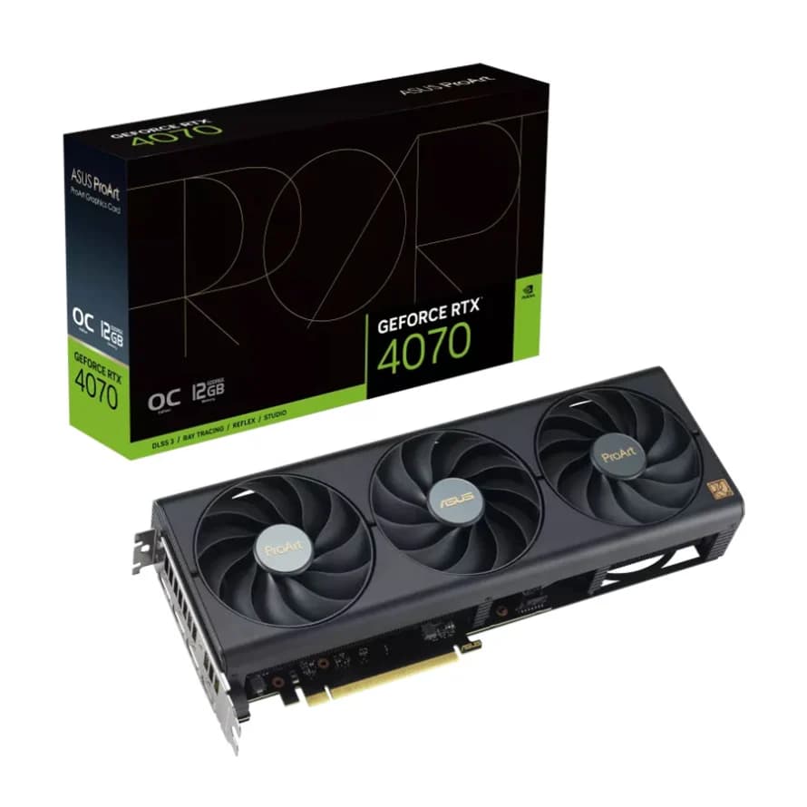 کارت گرافیک ایسوس ProArt RTX 4070 OC edition 12GB GDDR6X
