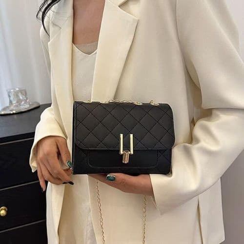 کیف دوشی کوچک زنانه با بند زنجیری برند آی ام سفارش آلمان 2-060044 IAM — تصویر ۲