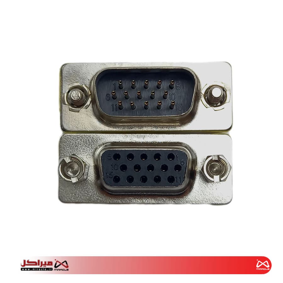 برل VGA 15 پین یک سر نری یک سر مادگی — تصویر ۲