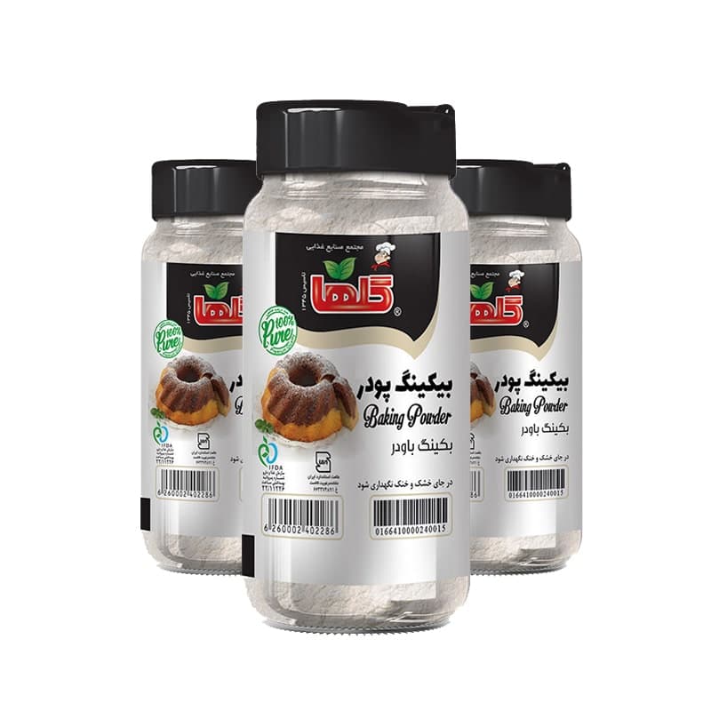 بیکینگ پودر 140 گرم گلها (پت)