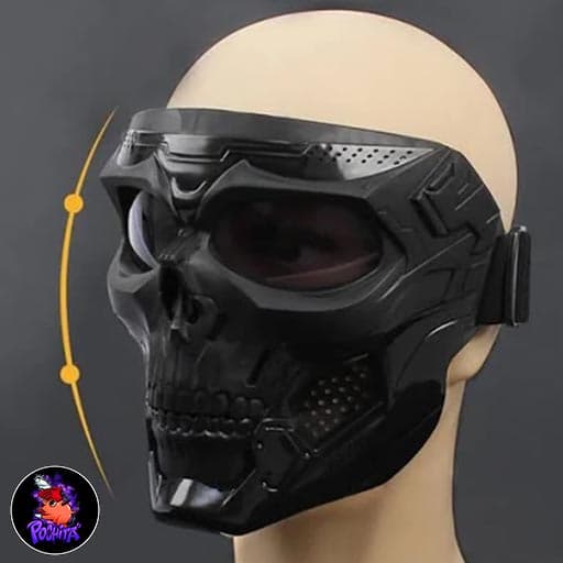 ماسک سایبر اسکلتی – Cyber Skull Mask — تصویر ۳