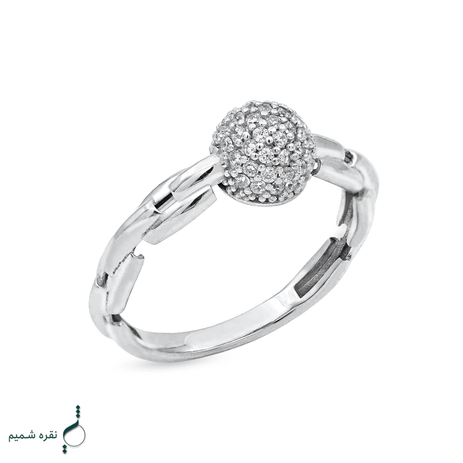انگشتر نقره زنانه مدل AWO-K30