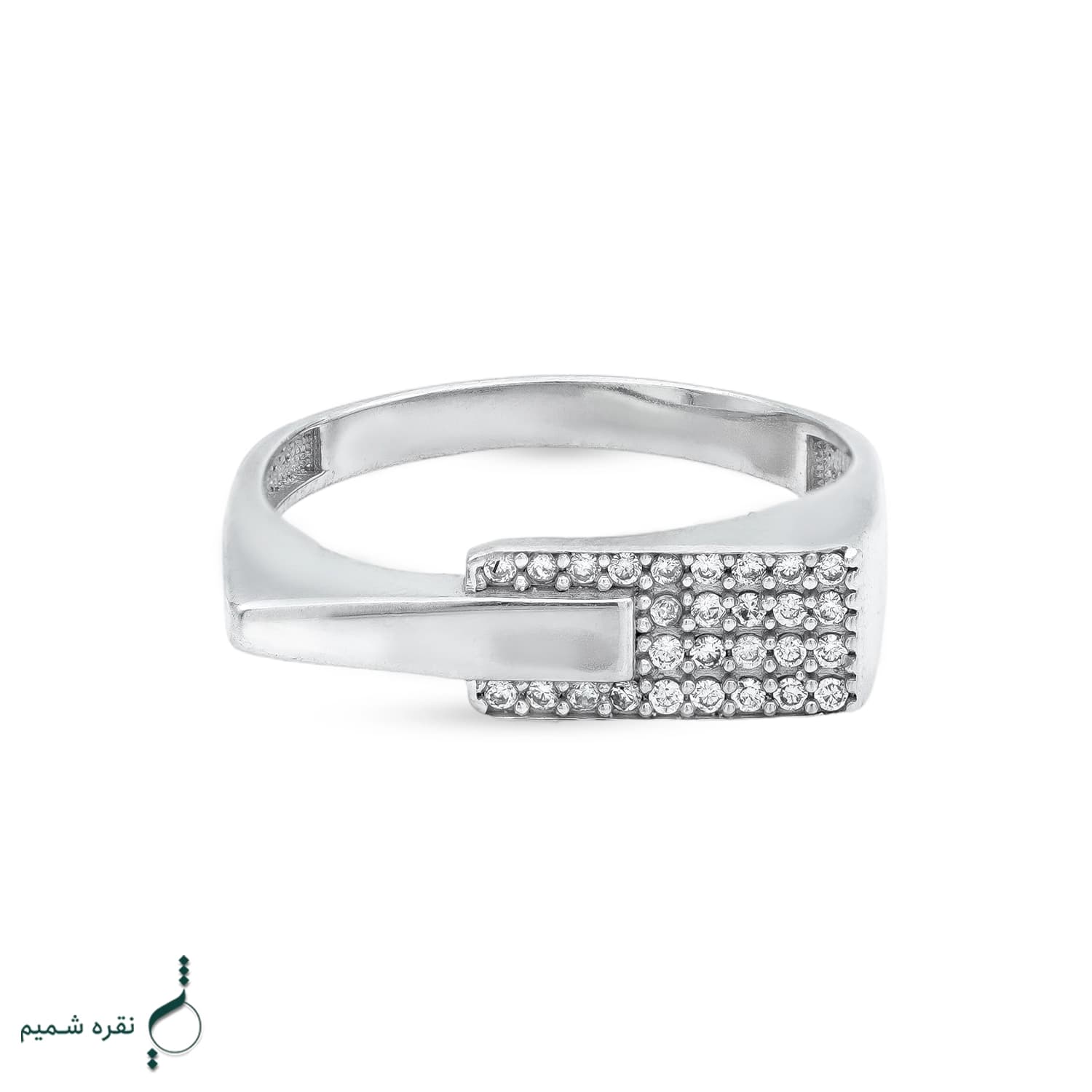 انگشتر نقره زنانه مدل AWO-K28 — تصویر ۳