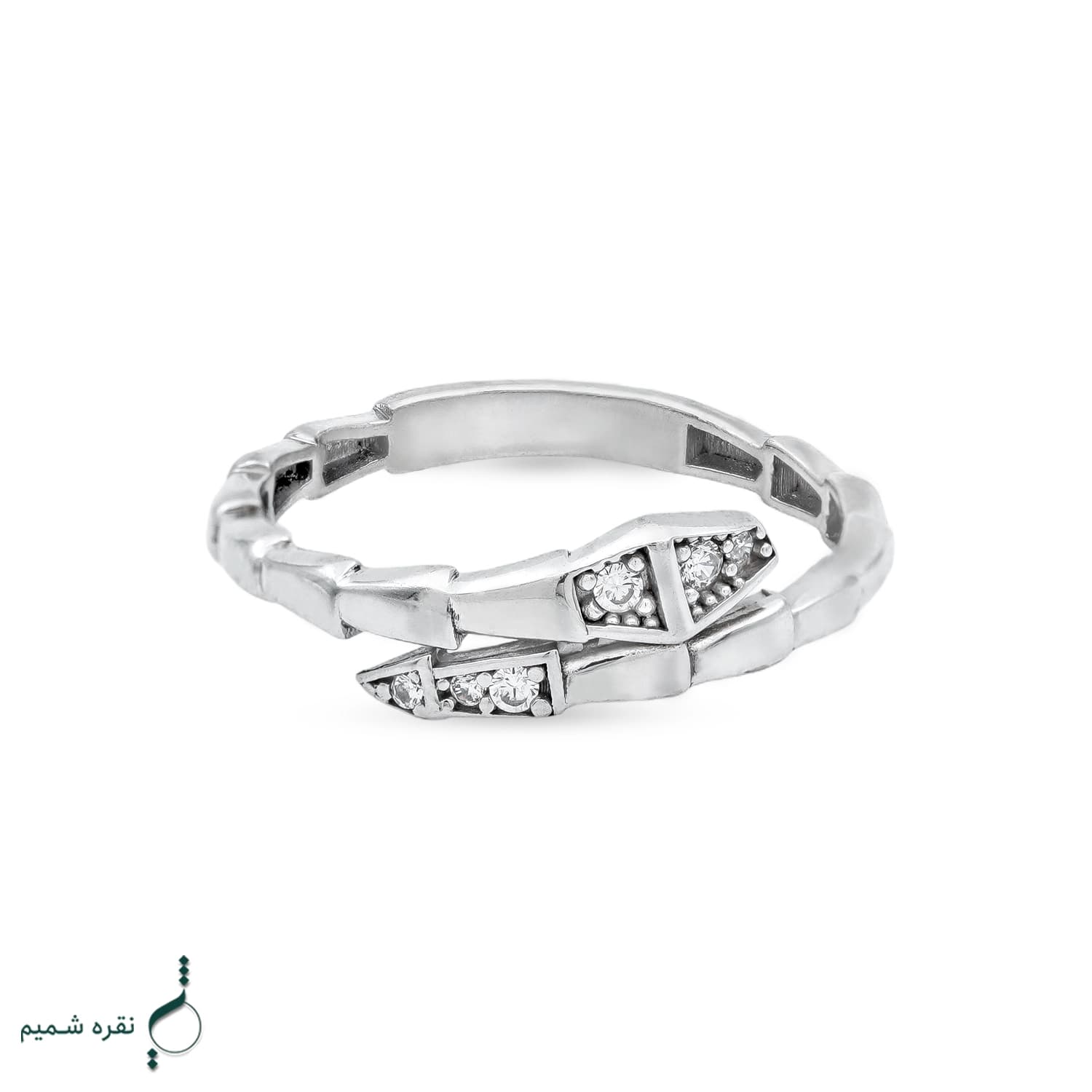انگشتر نقره زنانه مدل AWO-K27 — تصویر ۳