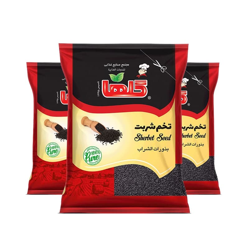 تخم شربت 50 گرم گلها (سلفون)