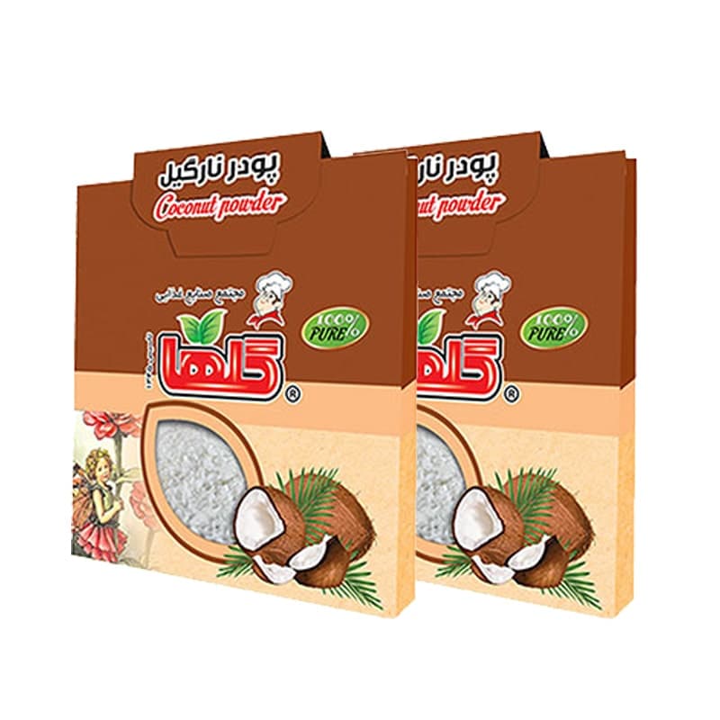 پودر نارگیل 15 گرم گلها (جعبه)