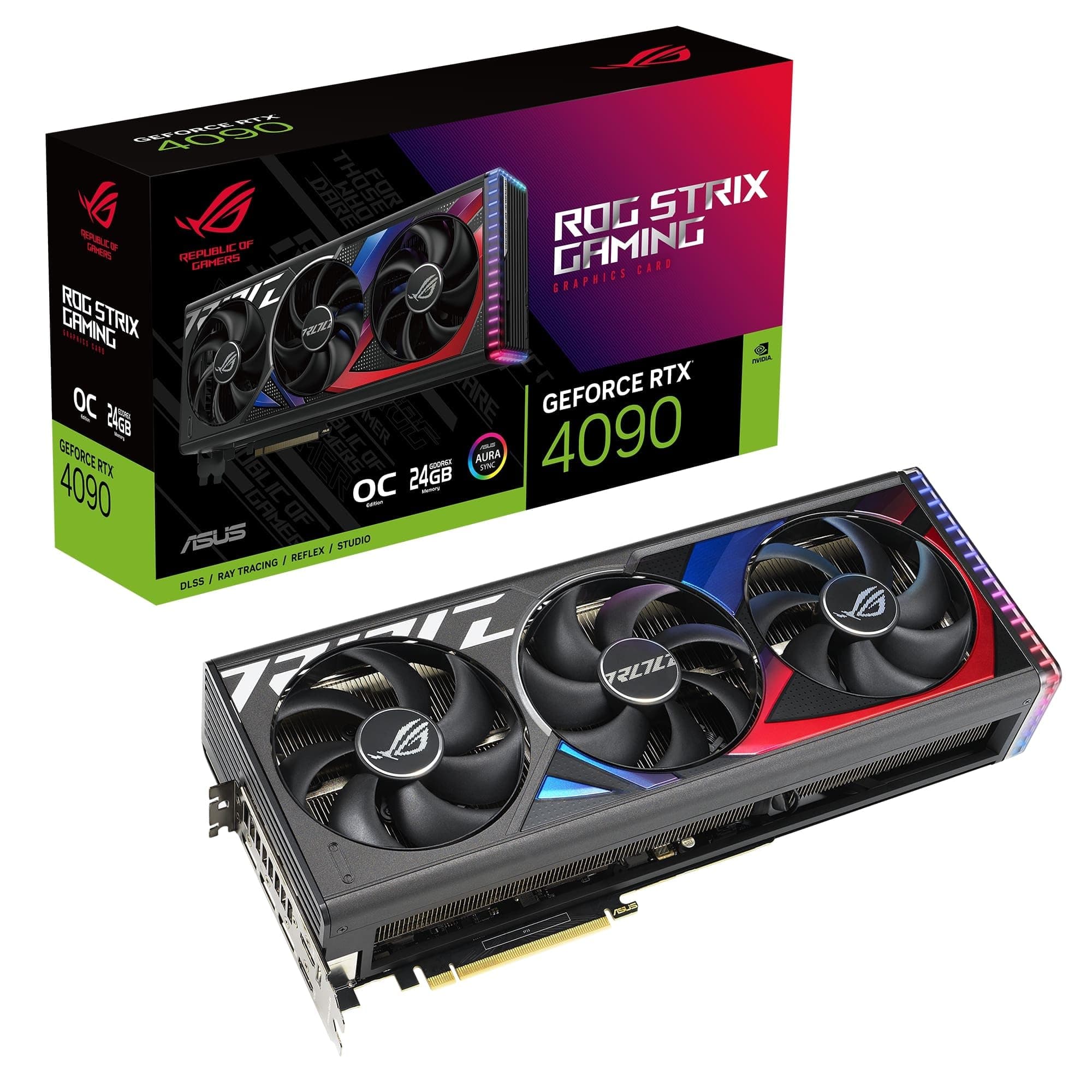 کارت گرافیک ایسوس ROG Strix GeForce RTX 4090 OC 24GB