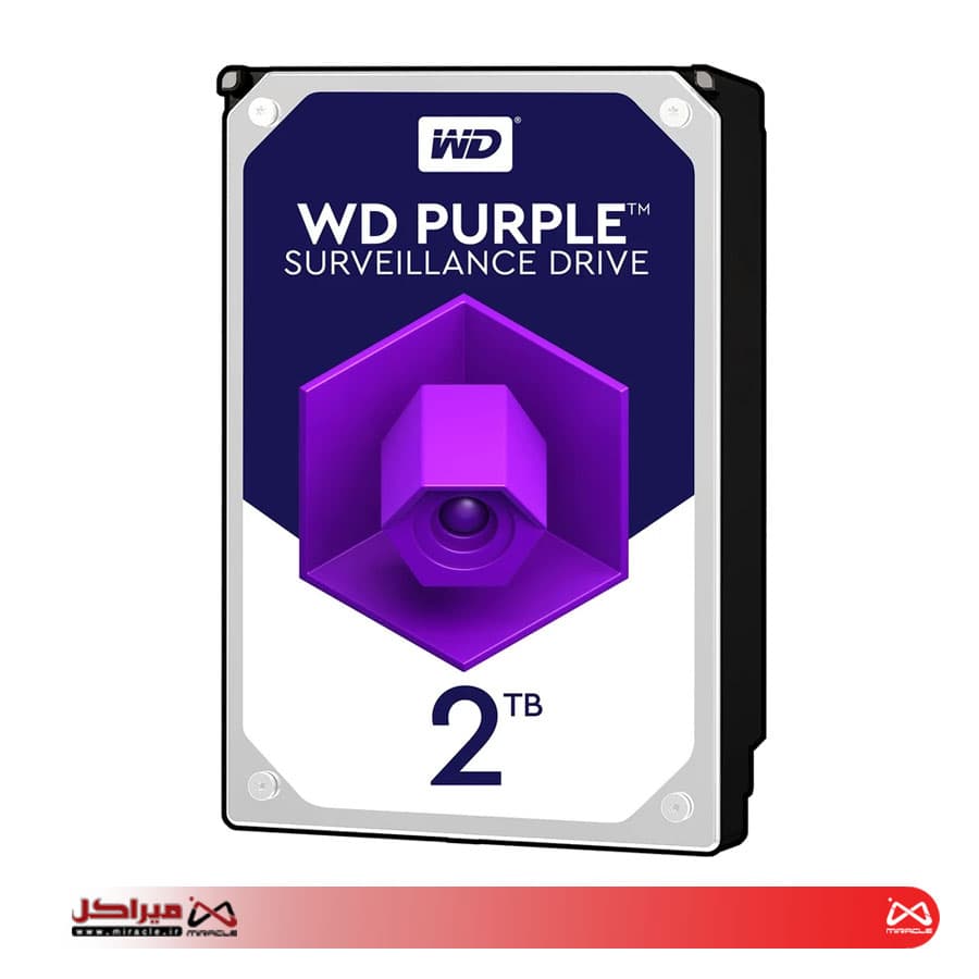 هارددیسک اینترنال WD Purple ۲TB شرکتی — تصویر ۲