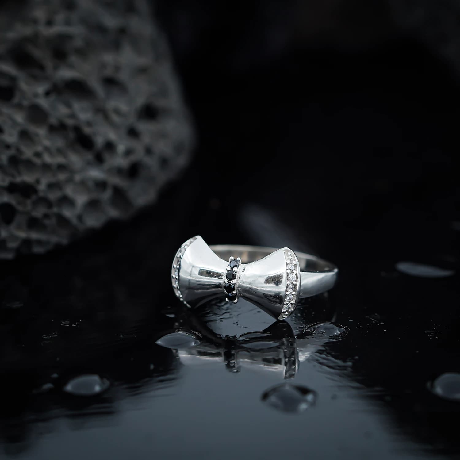 انگشتر نقره زنانه مدل AWO-K22 — تصویر ۲