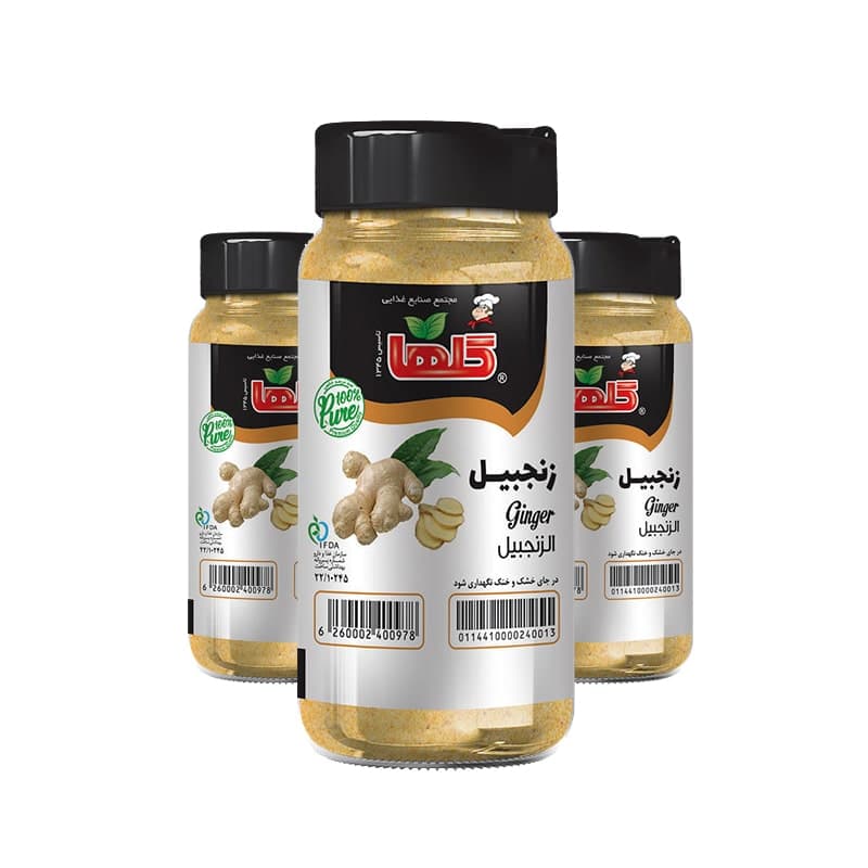 پودر زنجبیل 80 گرم گلها (پت)