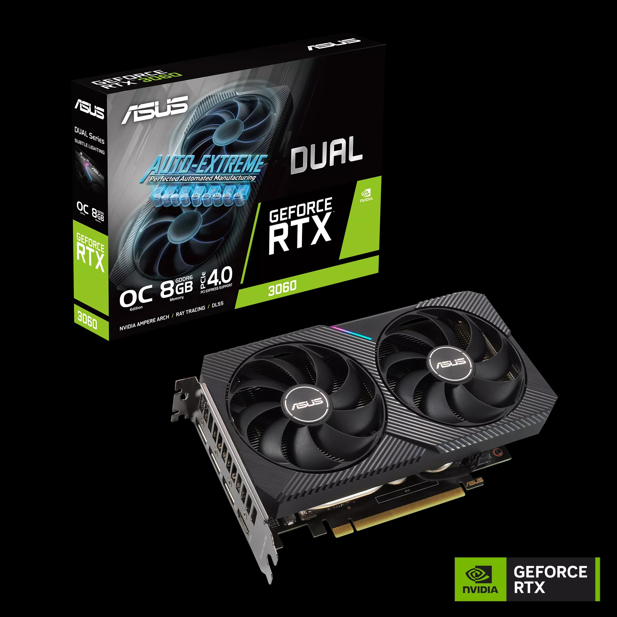 کارت گرافیک ایسوس Dual RTX 3060 OC Edition 8GB GDDR6