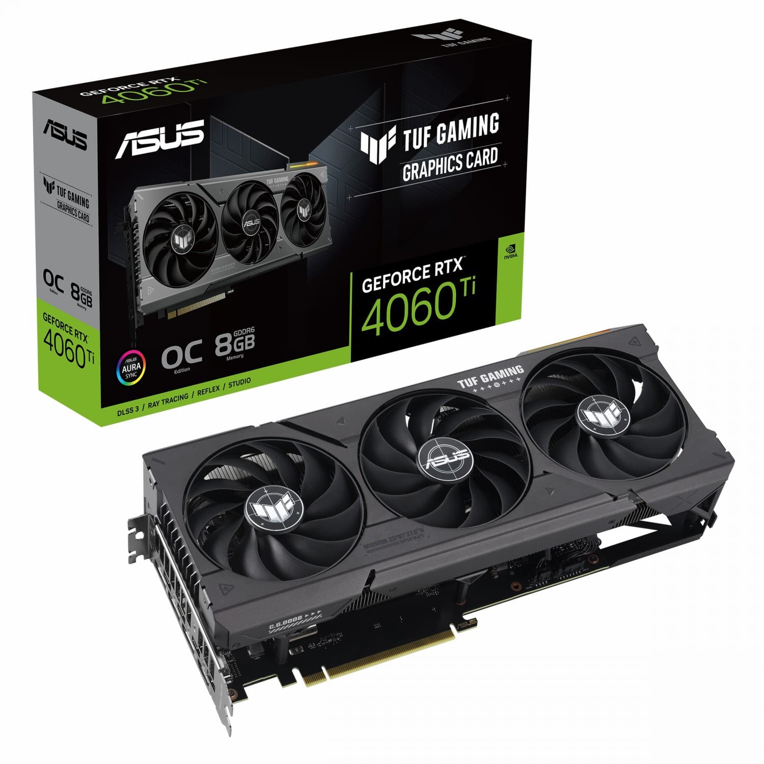 کارت گرافیک ایسوس RTX 4060 TI TUF Gaming OC 8GB