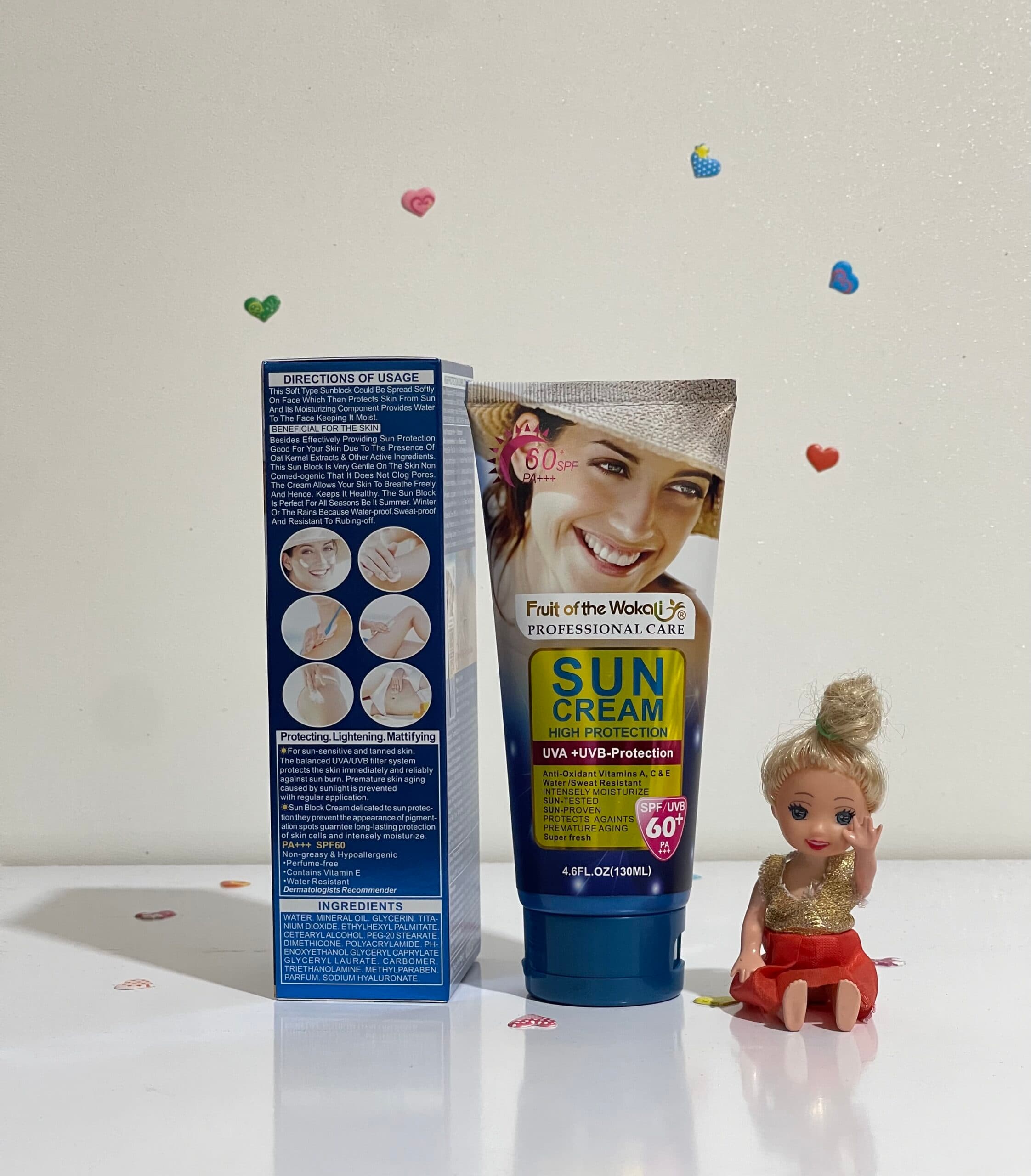 کرم ضد آفتاب spf60 وکالی اصلی حجم ۱۳۰میل — تصویر ۳