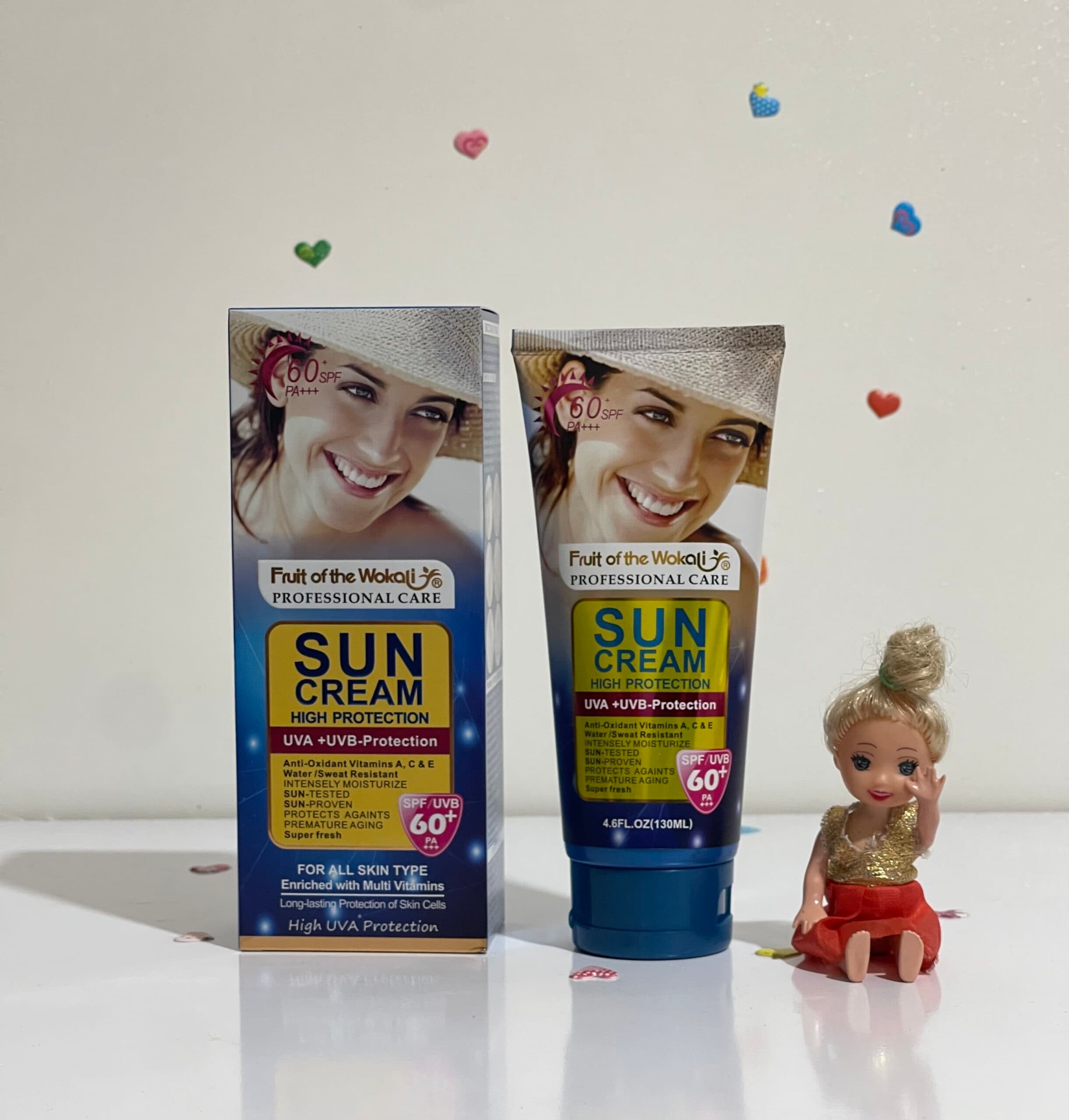 کرم ضد آفتاب spf60 وکالی اصلی حجم ۱۳۰میل