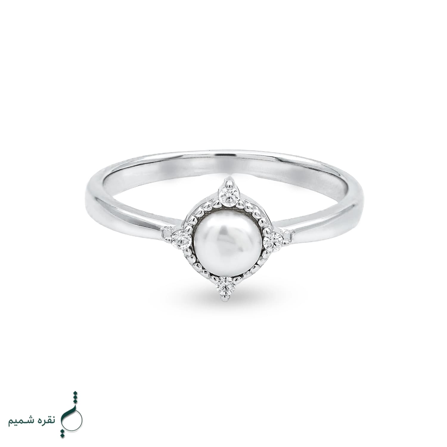 انگشتر نقره زنانه مدل AWO-K12 — تصویر ۳