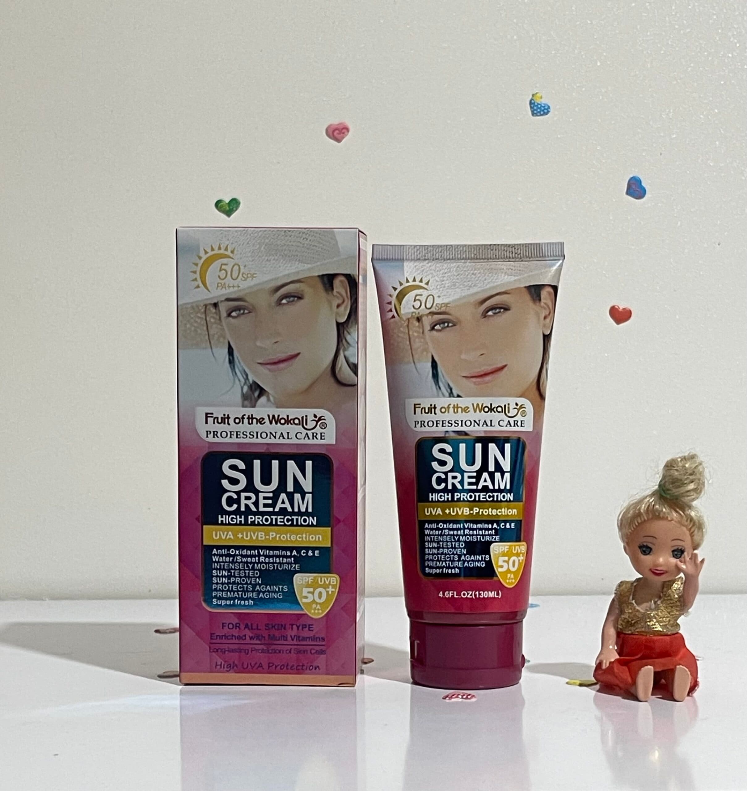 کرم ضد آفتاب وکالی اصلیSPF50 Wokali