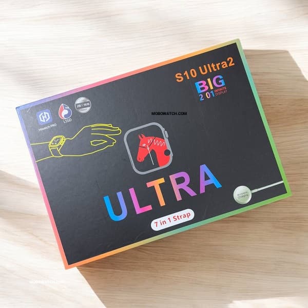 ساعت هوشمند مدل S10 ULTRA2 به همراه هفت عدد بند — تصویر ۴