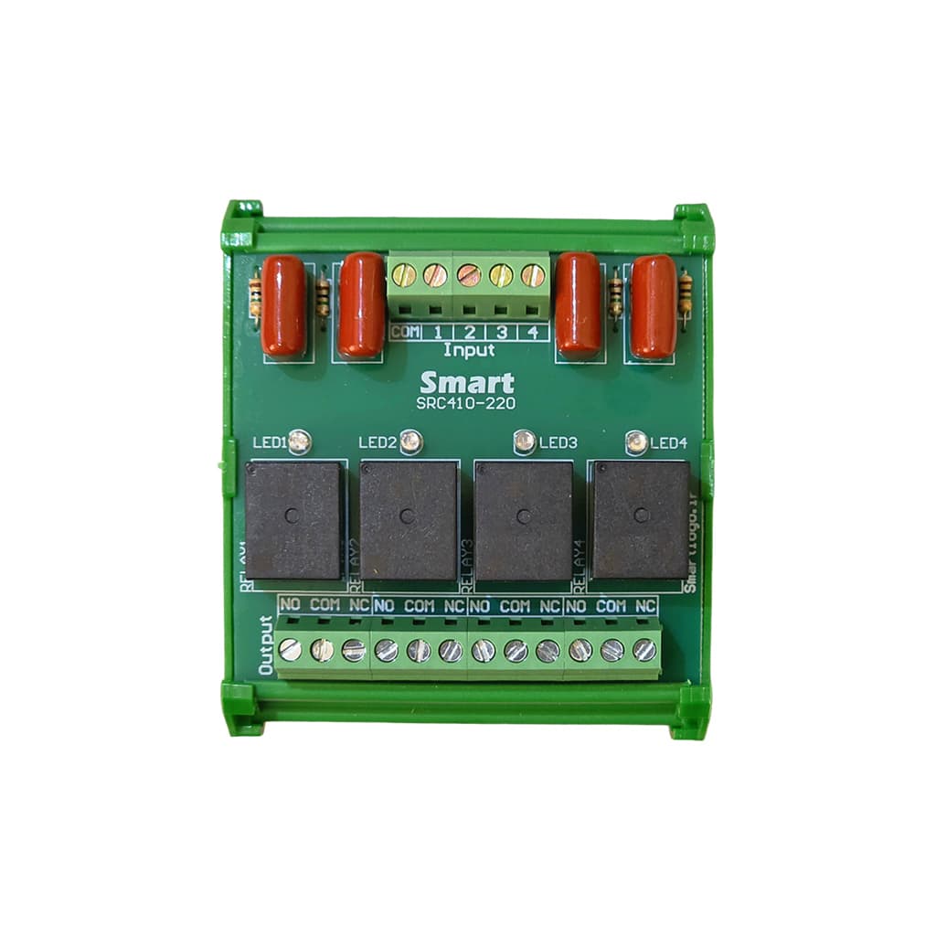کارت رله اسمارت 10 آمپر 220ولت 4تایی / Smart relay card 10A,220V