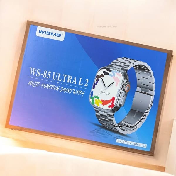 اسمارت واچ WISME مدل WS-85 ULTRA L2 به همراه هفت عدد بند — تصویر ۲