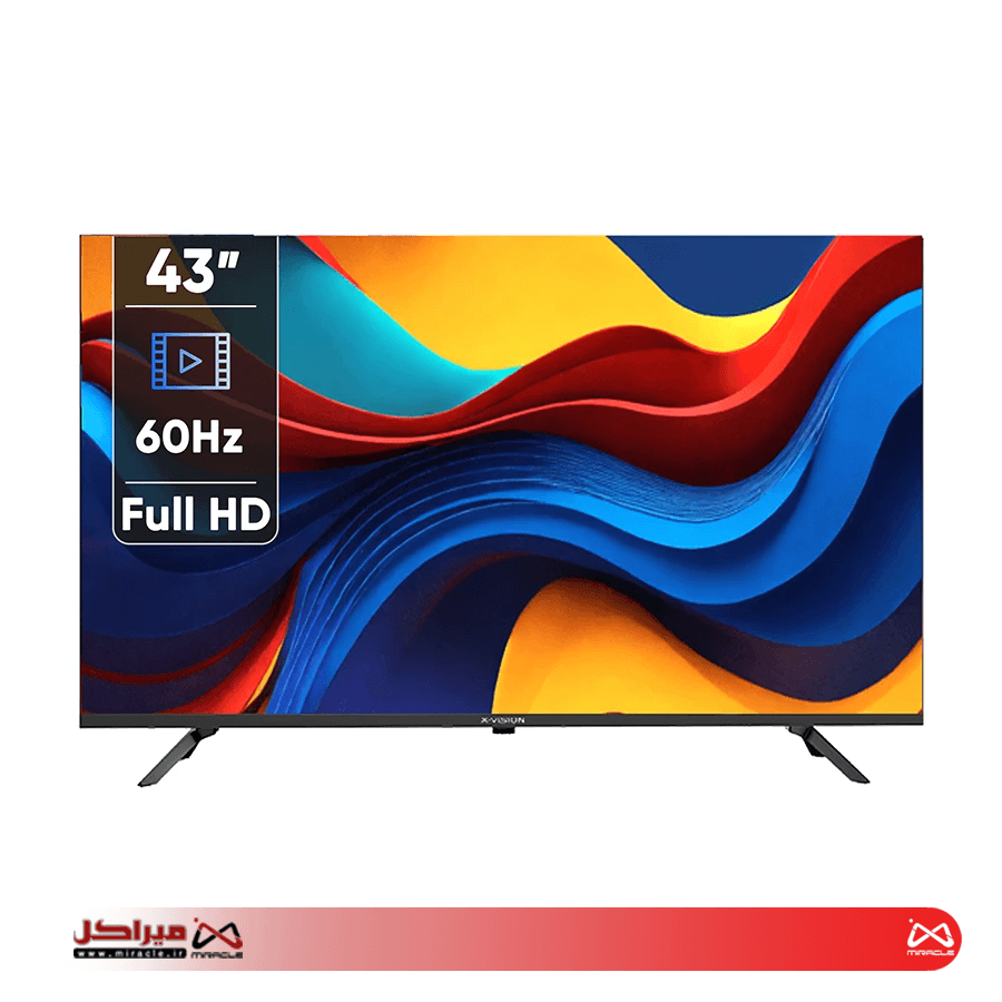 تلویزیون FHD هوشمند ایکس ویژن مدل 43XC605 سایز 43 اینچ — تصویر ۲